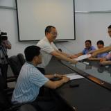 市工商局胡局長一行來我公司現(xiàn)場辦公