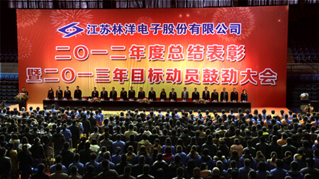 奮斗2013年，為開啟林洋事業(yè)新的征程而努力奮斗